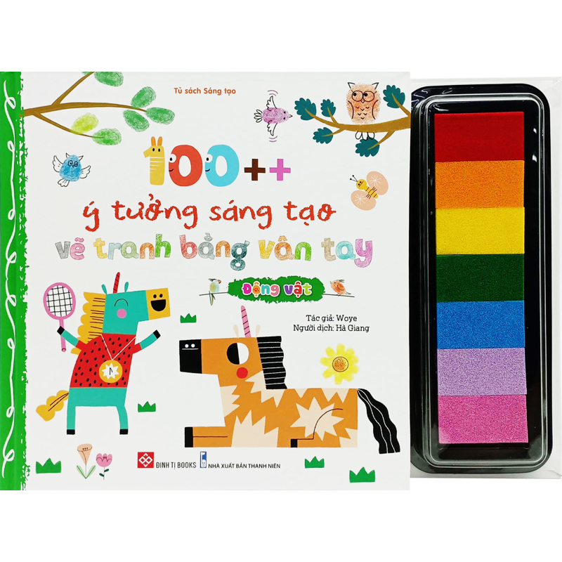 100++ Ý Tưởng Sáng Tạo Vẽ Tranh Bằng Vân Tay - Động Vật