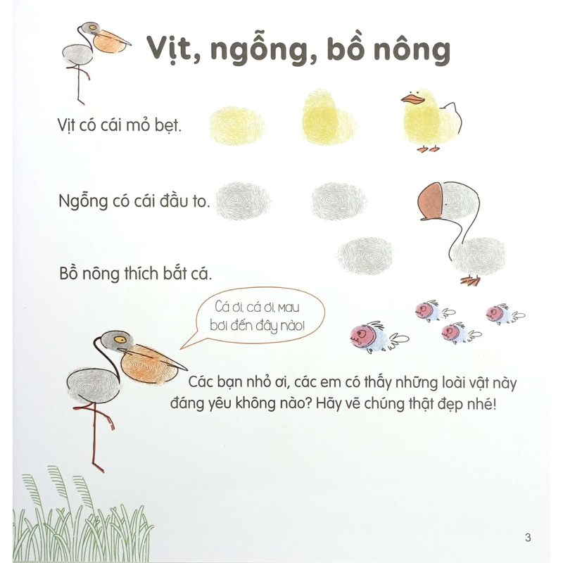 100++ Ý Tưởng Sáng Tạo Vẽ Tranh Bằng Vân Tay - Động Vật