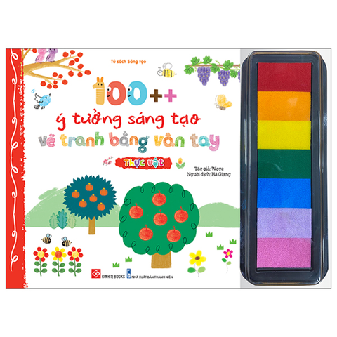 100++ Ý Tưởng Sáng Tạo Vẽ Tranh Bằng Vân Tay - Thực Vật