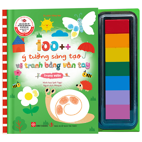 100++ Ý Tưởng Sáng Tạo Vẽ Tranh Bằng Vân Tay - Trong Vườn