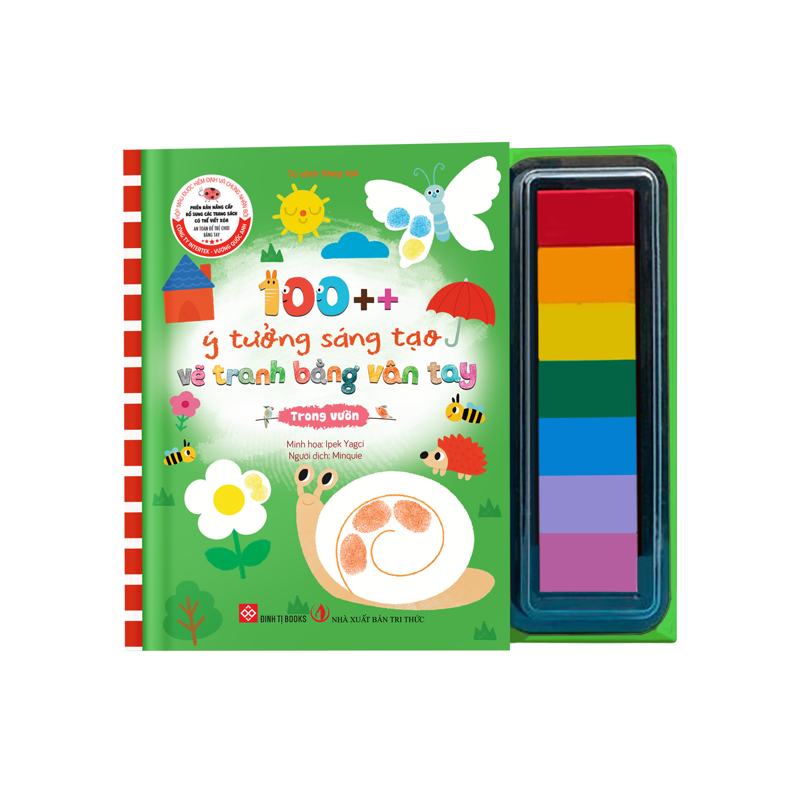 100++ Ý Tưởng Sáng Tạo Vẽ Tranh Bằng Vân Tay - Trong Vườn