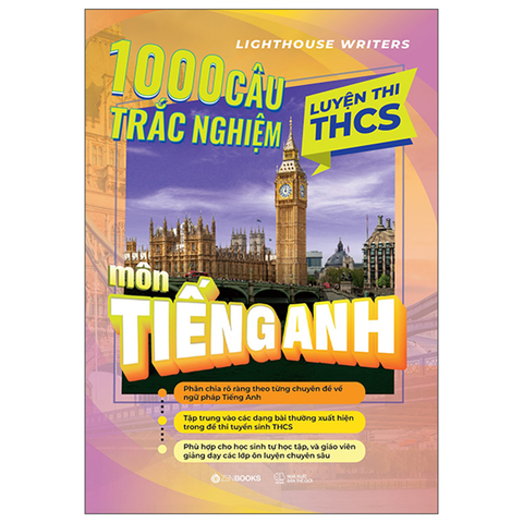 1000 Câu Trắc Nghiệm Luyện Thi Trung Học Cơ Sở Môn Tiếng Anh