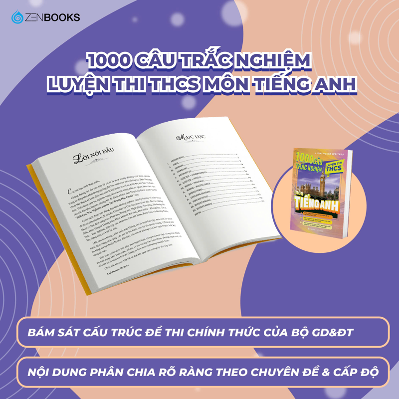 1000 Câu Trắc Nghiệm Luyện Thi Trung Học Cơ Sở Môn Tiếng Anh