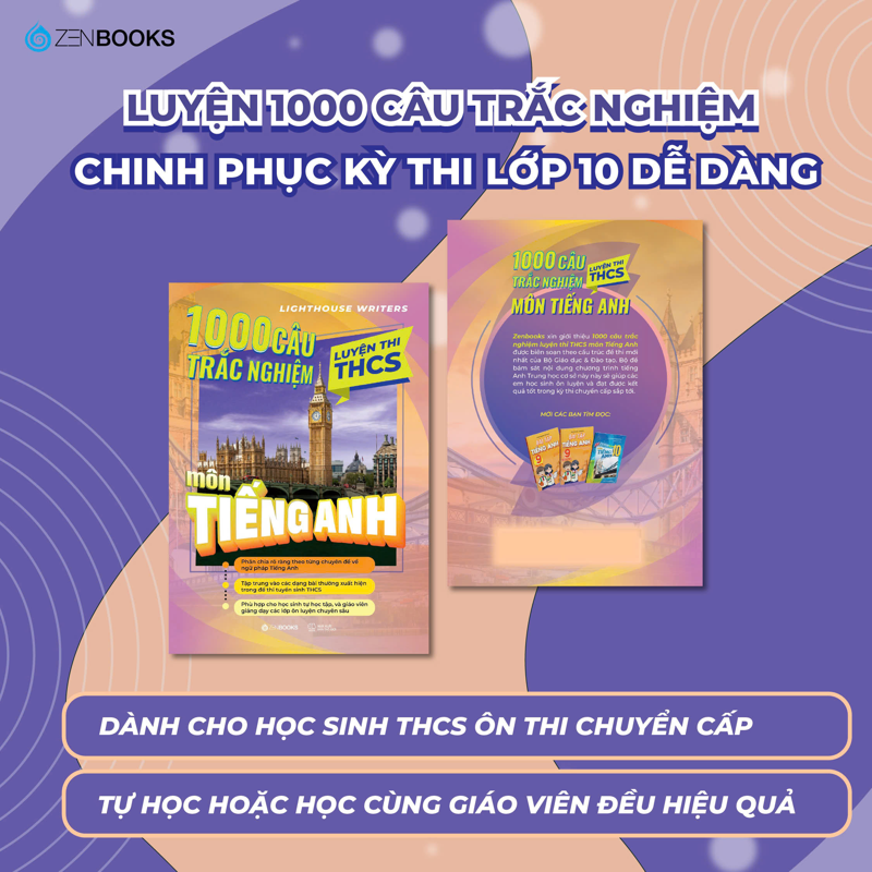 1000 Câu Trắc Nghiệm Luyện Thi Trung Học Cơ Sở Môn Tiếng Anh