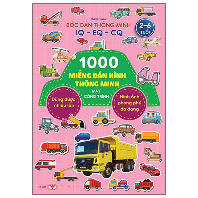 1000 Miếng Dán Hình Thông Minh - Siêu Xe