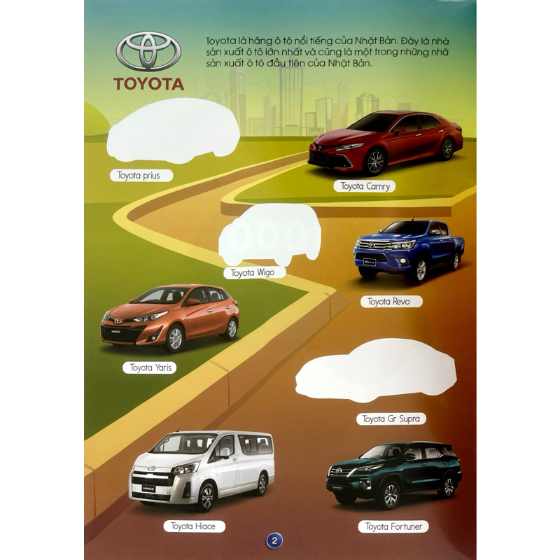 1000 Miếng Dán Hình Thông Minh - Xe Thông Dụng