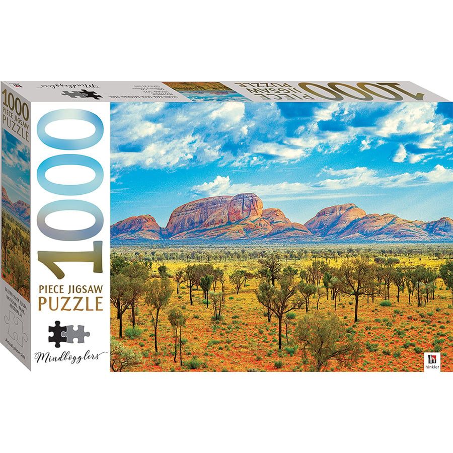 1000 piece Jigsaw:Uluru-Kata Tjuta National Park, Australia