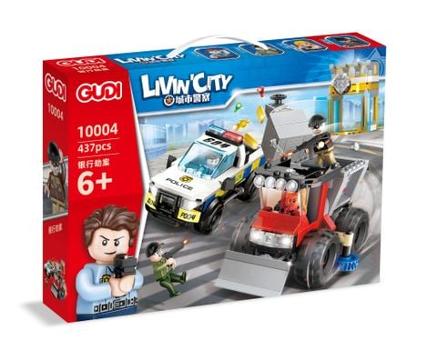 ĐỒ CHƠI LẮP RÁP CẢNH SÁT 437PCS 10004 [XIN-LE-XIN]
