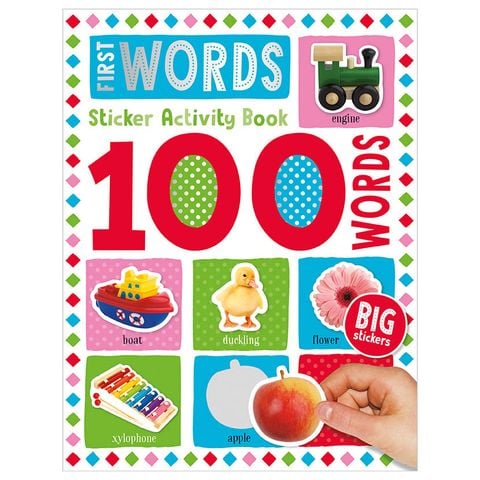 100 Words First Words Sticker Activity Book