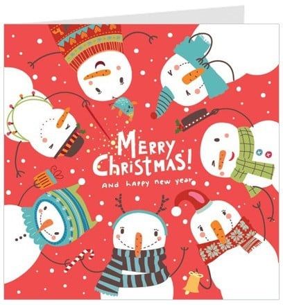 Thiệp Giáng Sinh Grey (Giao Mẫu Ngẫu Nhiên)