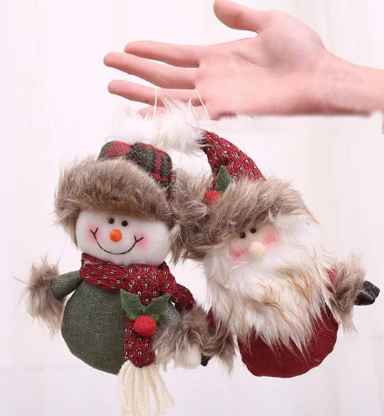 Treo Trang Trí Ông Già/Tuyết/Lộc 15Cm( Giao Mẫu Ngẫu Nhiên)