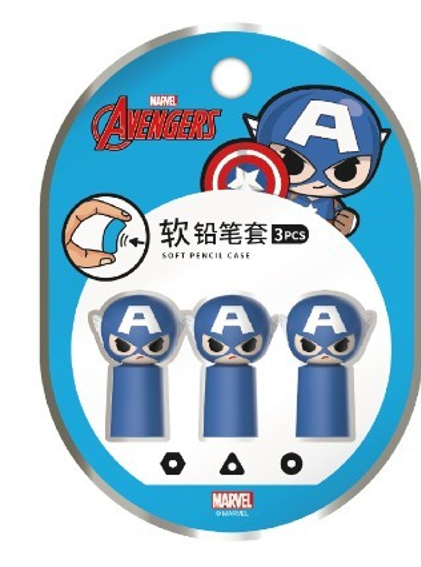 Bộ 3 Nắp Viết Chì Avengers