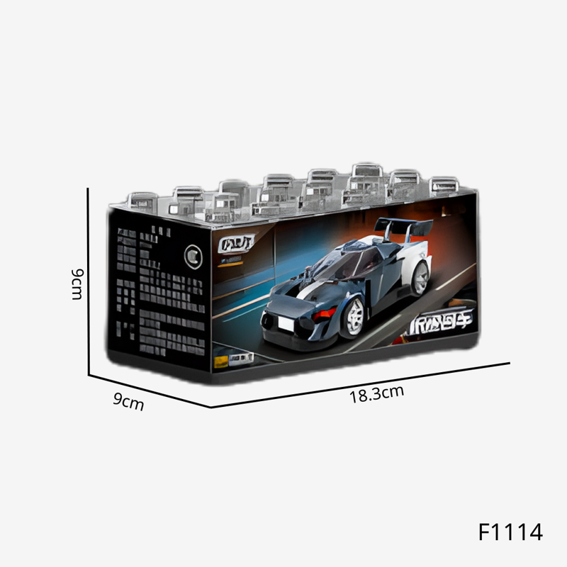 CZS-F1114- Lắp Ráp Mô Hình Xe Ô Tô (Kèm Hộp Trưng Bày Mica)