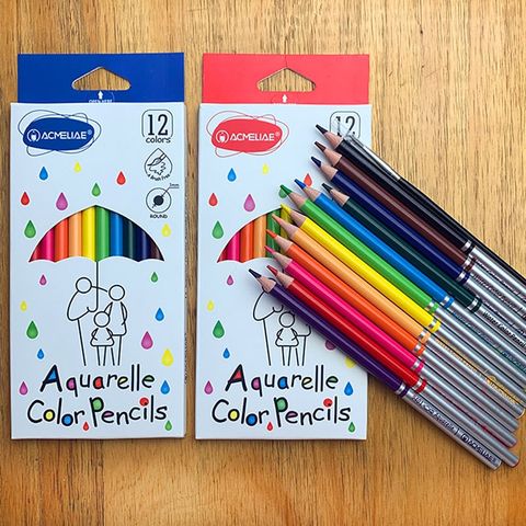Viết Chì Màu Nước 12 Cây 9401-12 Acmeliae