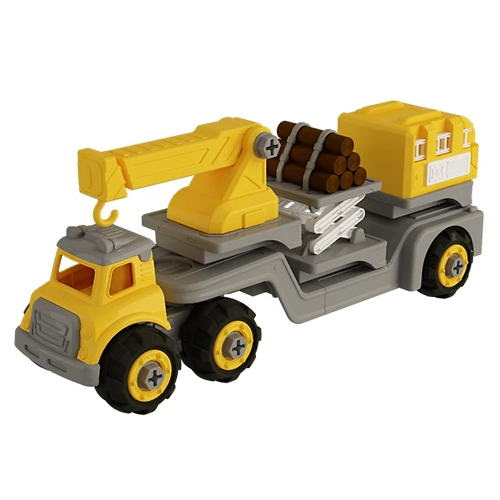 Vecto Diy 3 Trong 1 - Xe Cẩu, Xe Chở Gỗ, Xe Dụng Cụ Ok1029 (0065-Vat)-Vta 712