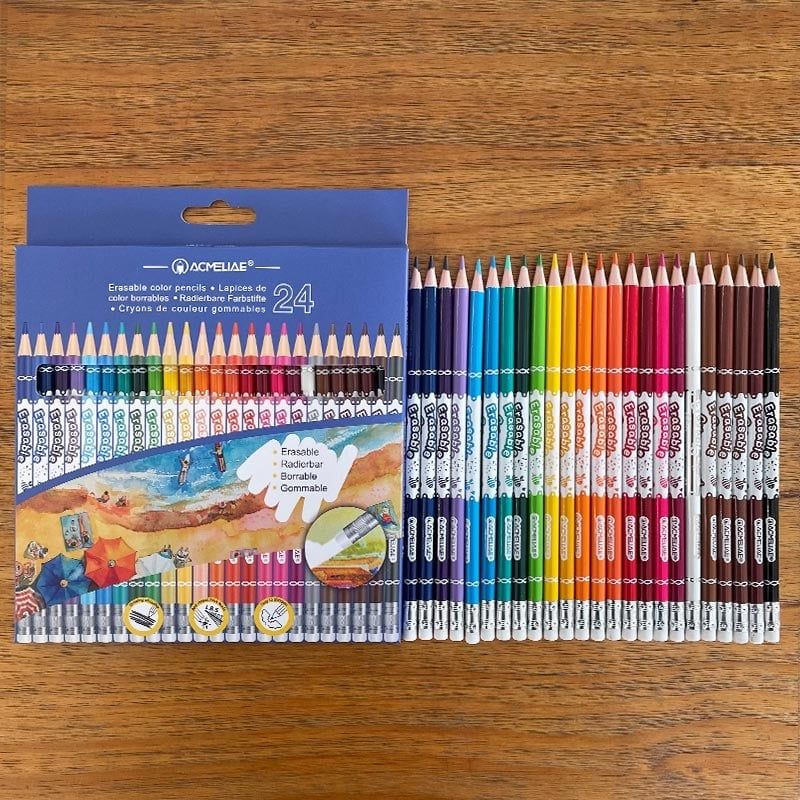 Viết Chì Màu Xóa Được 24 Cây 43740 Acmeliae