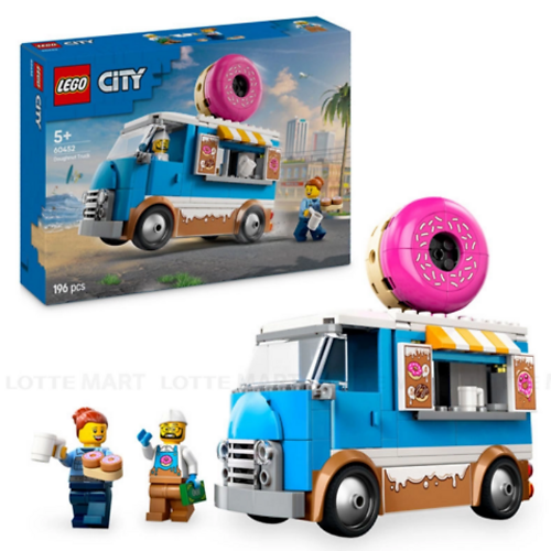 Lego City Lắp Ráp Xe Bánh Donut Di Động 60452 (Vta)