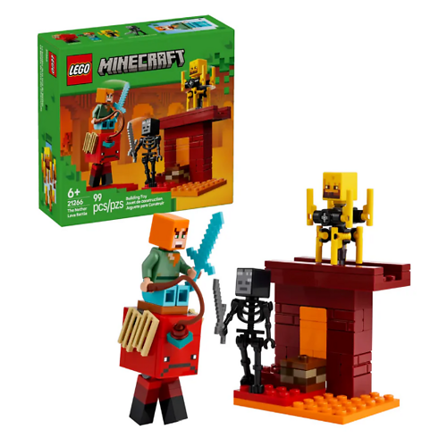 Lego Minecraft Trận Chiến Dung Nham Địa Ngục Nether 21266 (Vta)