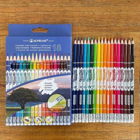 Viết Chì Màu Xóa Được 18 Cây 43739 Acmeliae