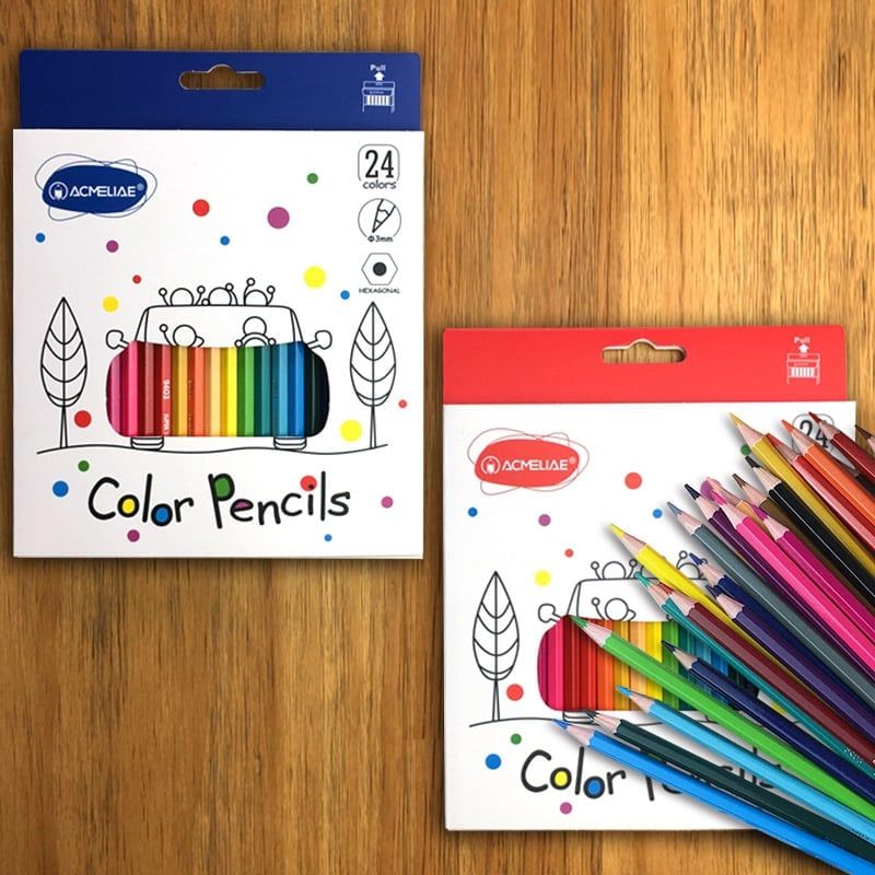 Viết Chì Màu Lục Giác 24 Cây 9403-24 Acmeliae