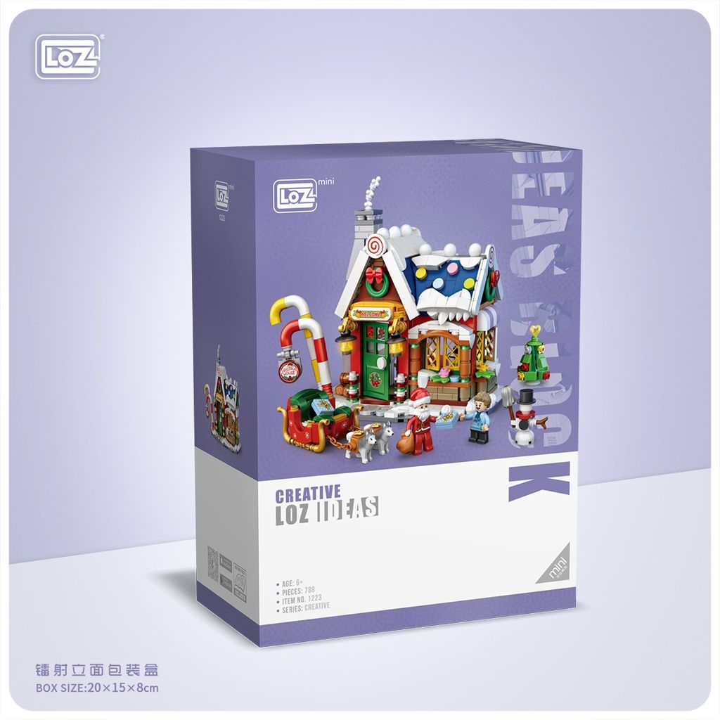 Đồ Chơi Lắp Ráp Cửa Hàng Giáng Sinh 788Pcs 1223 LOZ