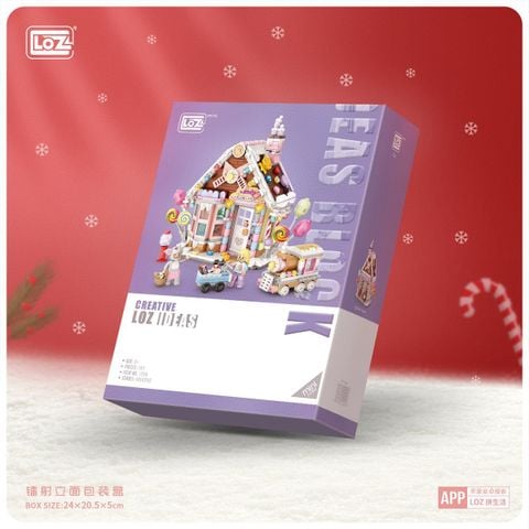 ĐỒ CHƠI LẮP RÁP CỬA HÀNG KẸO 781PCS 1224 (THNK088)