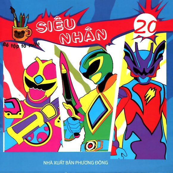 Bé Tập Tô Màu - Siêu Nhân 20