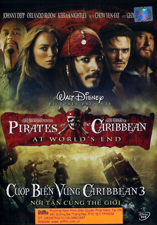 Cướp Biển Vùng Caribbean 3 - Nơi Tận Cùng Thế Giới (DVD)