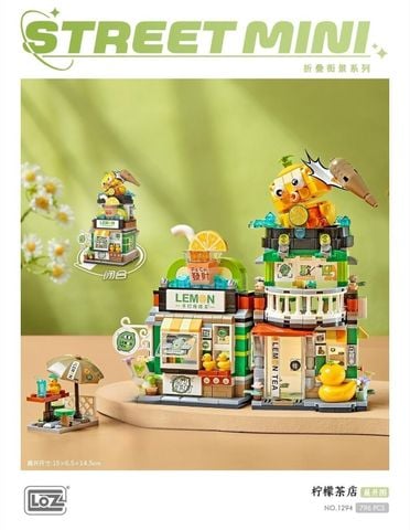 Đồ Chơi Lắp Ráp Cửa Hàng Trà Chanh 796Pcs 1294 LOZ