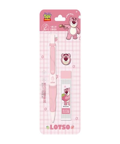 BỘ VIẾT CHÌ BẤM KÈM NGÒI TOY STORY 0.7MM