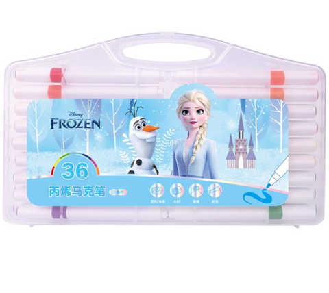Hộp 36 Cây Viết Lông Màu Acrylic Frozen