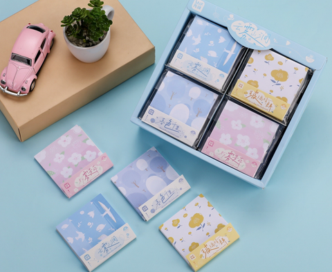 Giấy Note Vuông 3*3Cm 60 Tờ