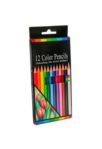 Bút Chì Màu  12 Cây Thường Hộp Giâý