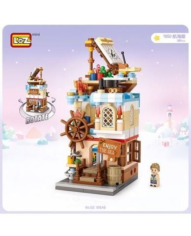 Đồ Chơi Lắp Ráp Ngôi Nhà Thuyền Buồm 380pcs 1650