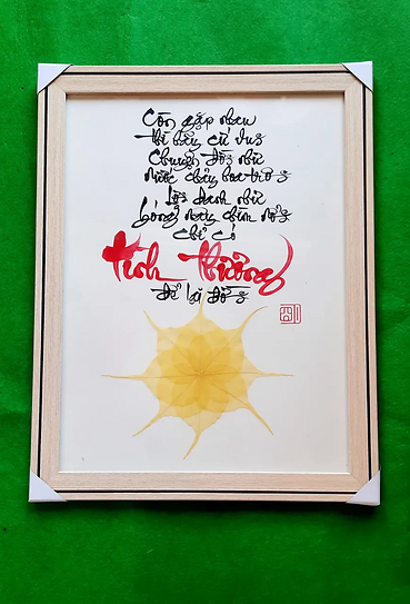 Tranh Lá Bồ Đề Thường 30X40Cm