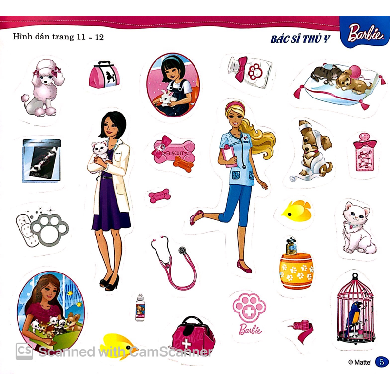 Barbie - Bộ Sách Dán Hình - Cuộc Sống Nhiều Niềm Vui Tập 2