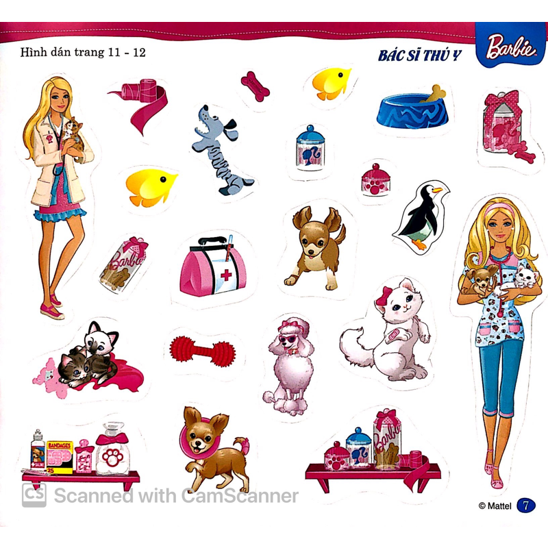 Barbie - Bộ Sách Dán Hình - Cuộc Sống Nhiều Niềm Vui Tập 2