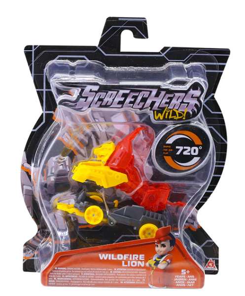 Screechers Wild 4 Sư Tử Rực Lửa Eu685004 (Vta)
