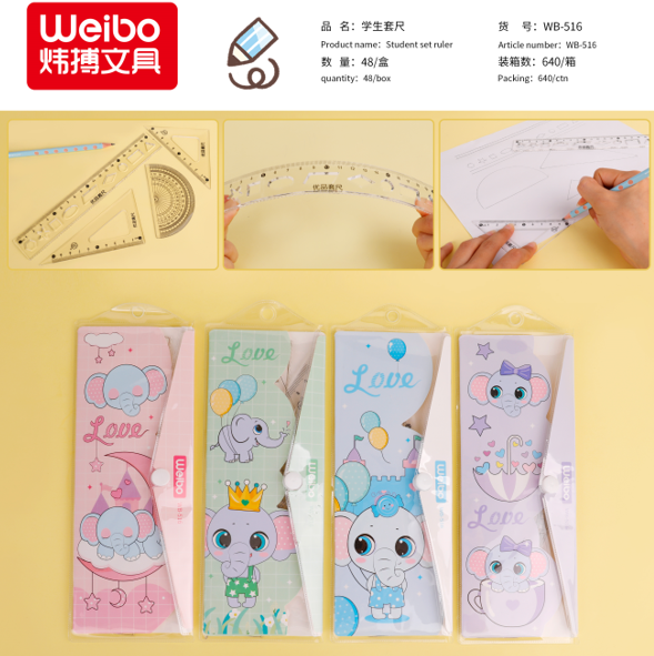 Bộ Thước Kẻ 20Cm Wb-516 (Thnk098)