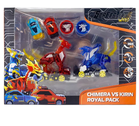 Screechers Wild 4 Băng Hỏa Thần Long Eu685404 (Vta)