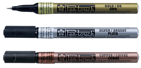 Bút Đánh Dấu Sakura Pentouch Extra Fine 0.7mm - Màu Copper