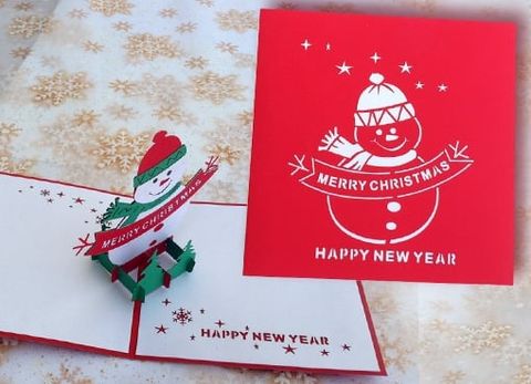 Thiệp Noel Pop-Up Nhỏ (12*12)
