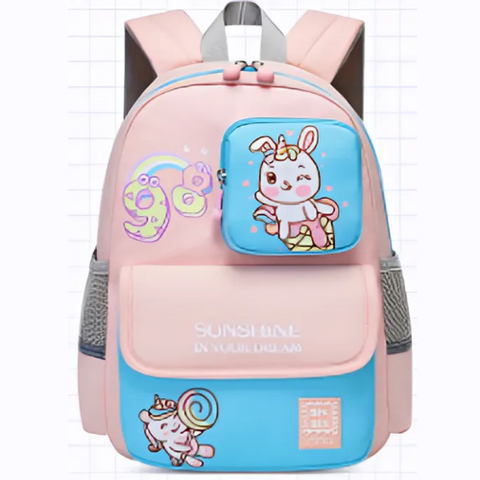 Ba Lô Cấp 1 14 Inch B-3535 Pink