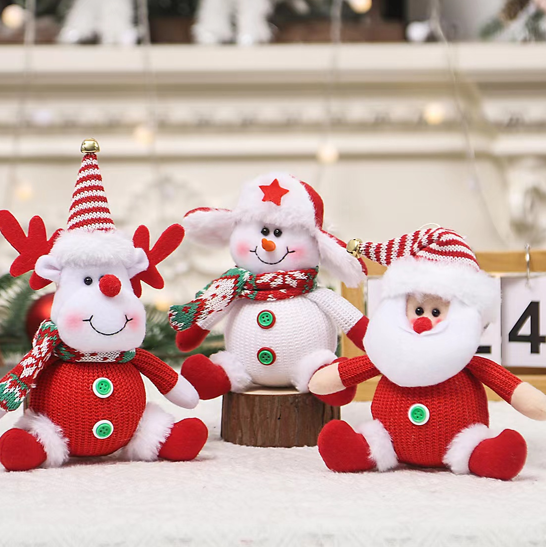 Mô Hình Noel Ngồi 15Cm B535