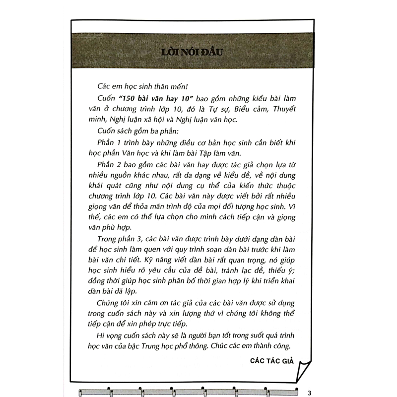 150 Bài Văn Hay 10 (Dùng Chung Các Bộ Sgk)