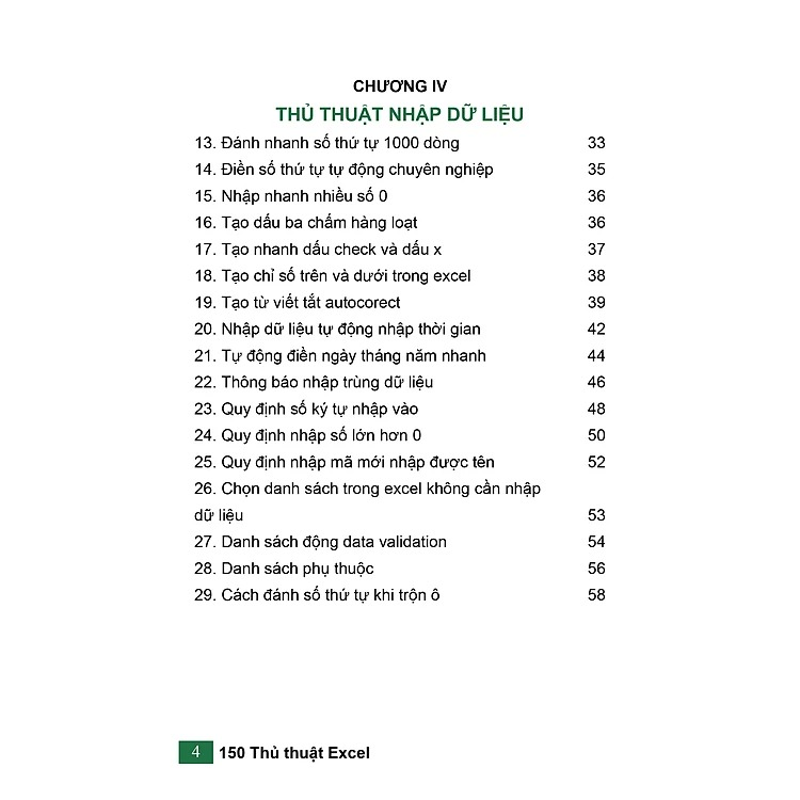 150 Thủ Thuật Excel Ứng Dụng Văn Phòng