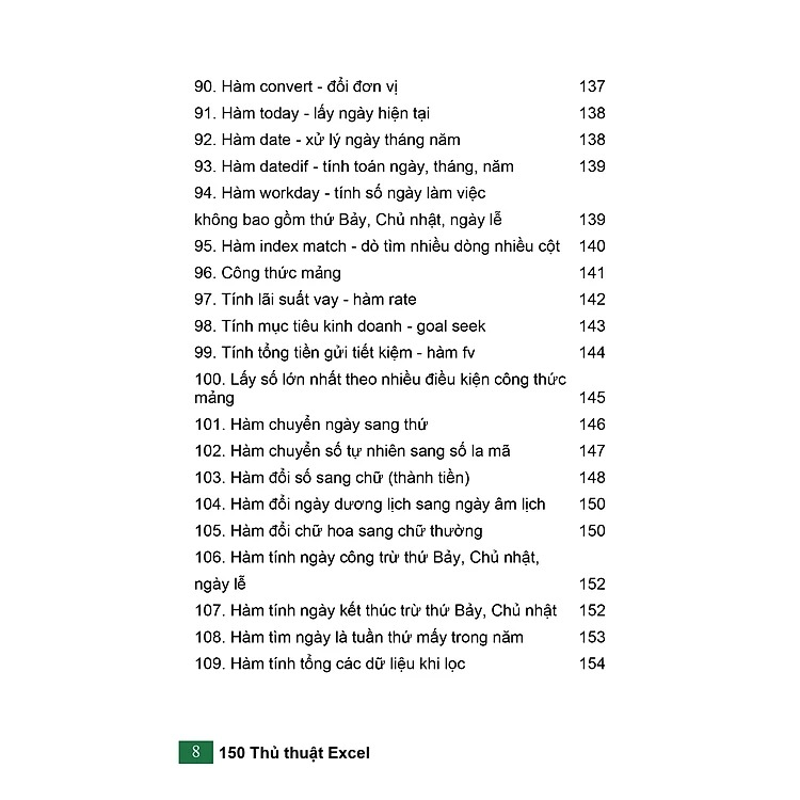 150 Thủ Thuật Excel Ứng Dụng Văn Phòng