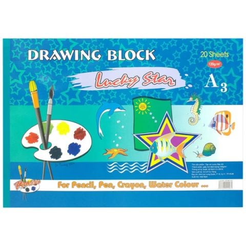 TẬP VẼ  LUCKY STARS A3* (10C/L) (0593-CV)