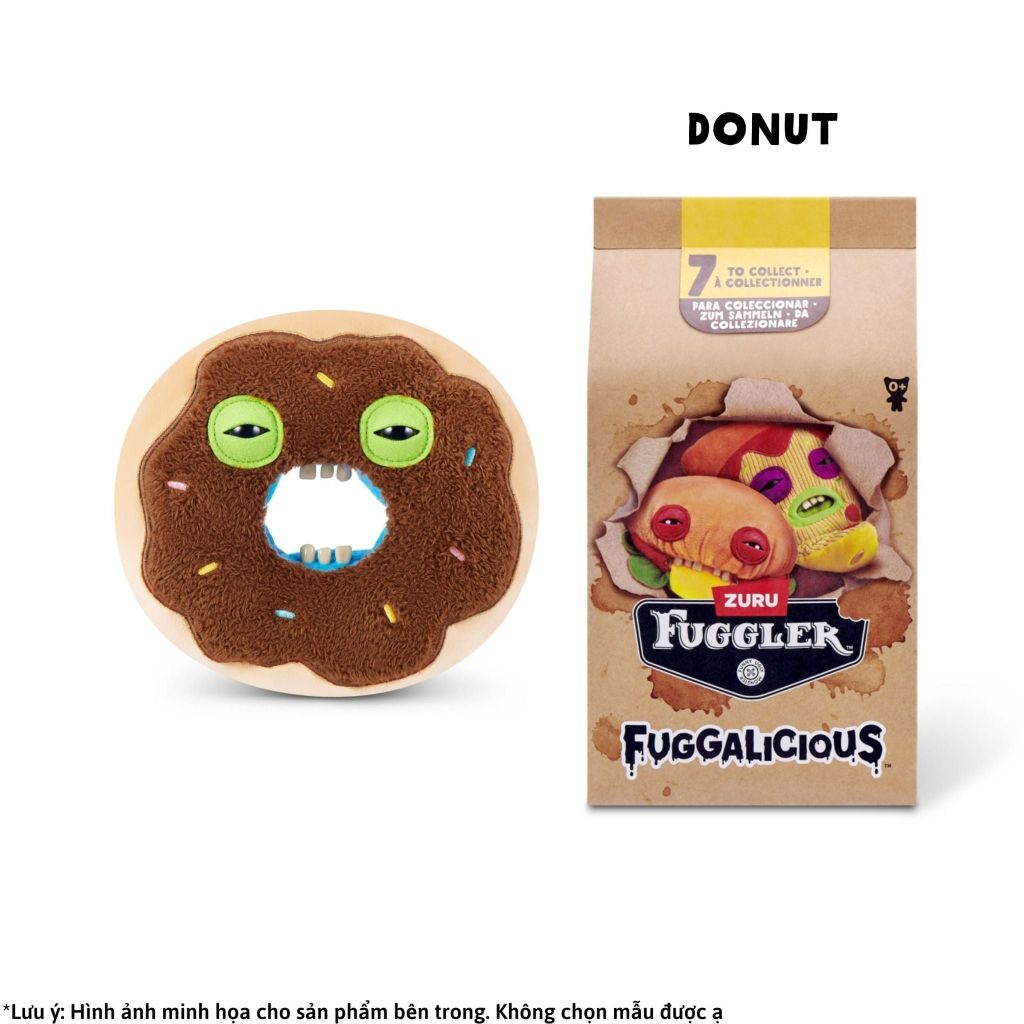 ĐỒ CHƠI SƯU TẦM ZURU TOYS FUGGLER FUGGALICIOUS 9 INCH 15751 BLINDBOX - GIAO NGẪU NHIÊN