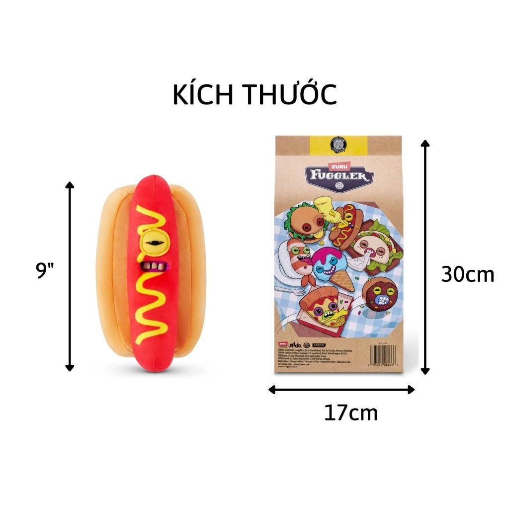 ĐỒ CHƠI SƯU TẦM ZURU TOYS FUGGLER FUGGALICIOUS 9 INCH 15751 BLINDBOX - GIAO NGẪU NHIÊN